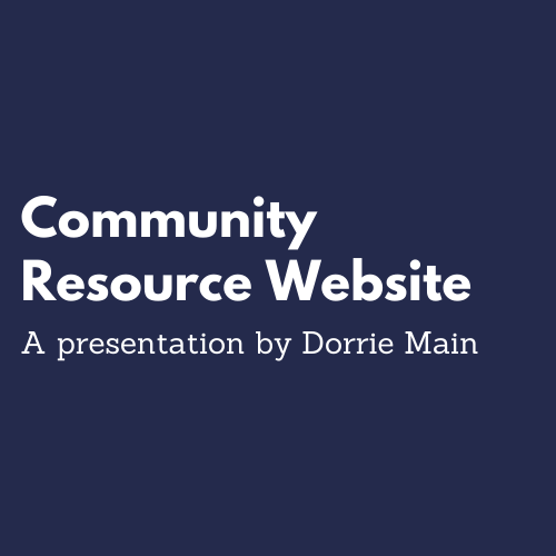 Community Resource website